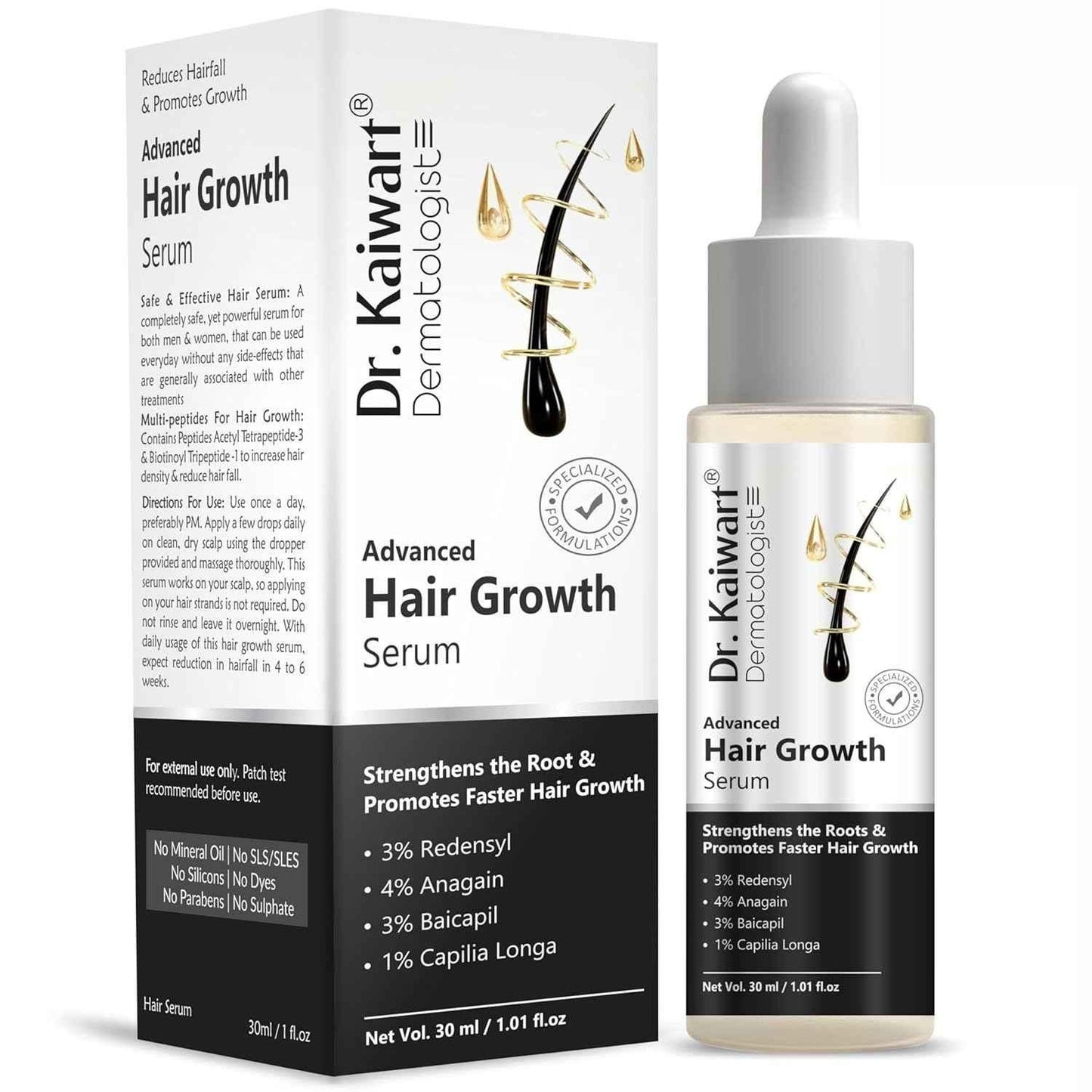 Advance Hair Growth Serum 30 ML (Pack of 1- 30ml )